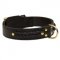 Incredible Design Black Russian Terrier Braided Leather Collar