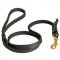 Handcrafted Braided Leather Black Russian Terrier Leash for Walking and Training