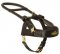 Guide and Assistance Leather Black Russian Terrier Harness