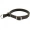 Black Russian Terrier Leather Choke Collar